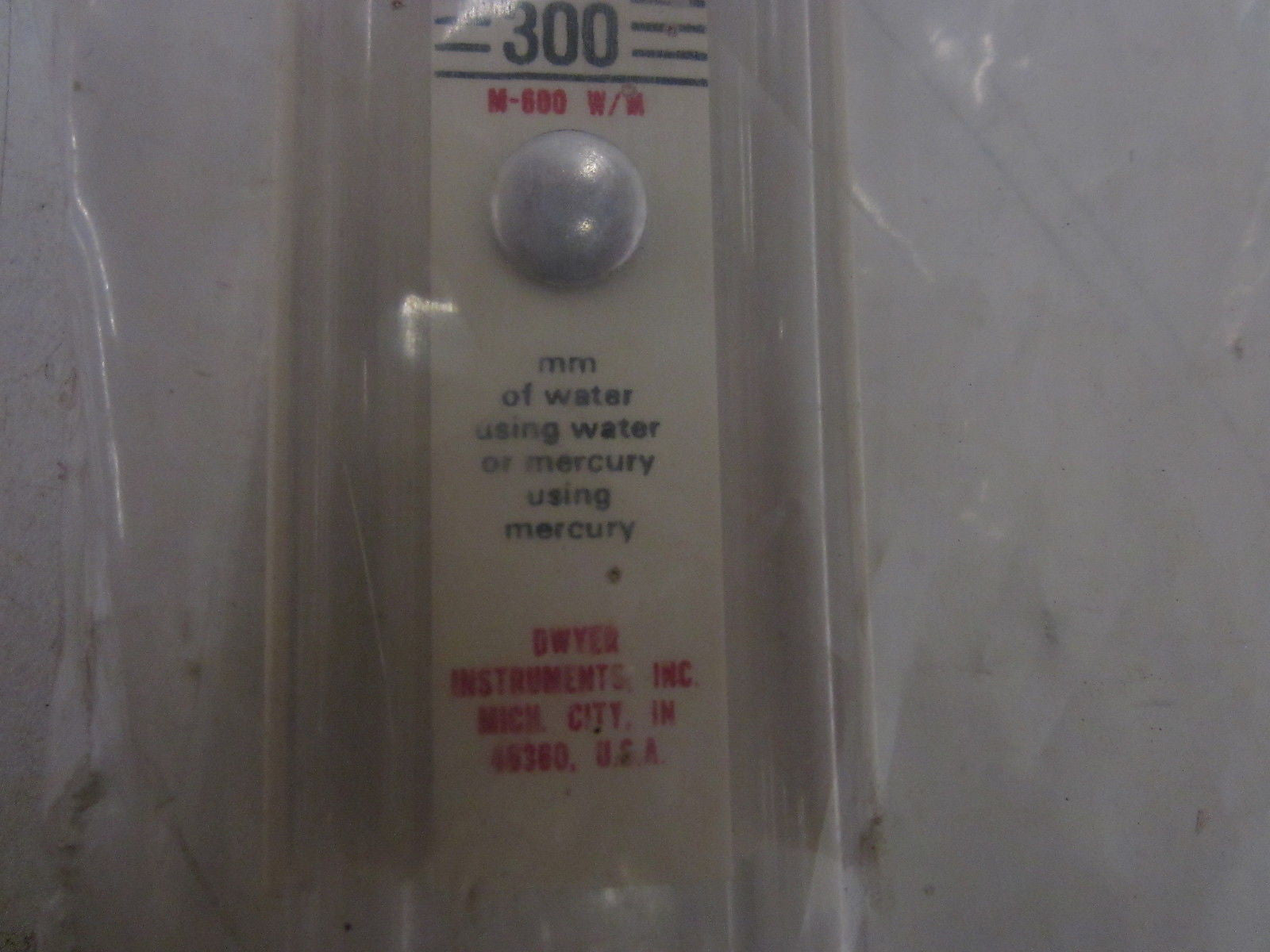 DWYER M-1223-500-W/M FLEX-TUBE MANOMETER *NEW FACTORY BAG*