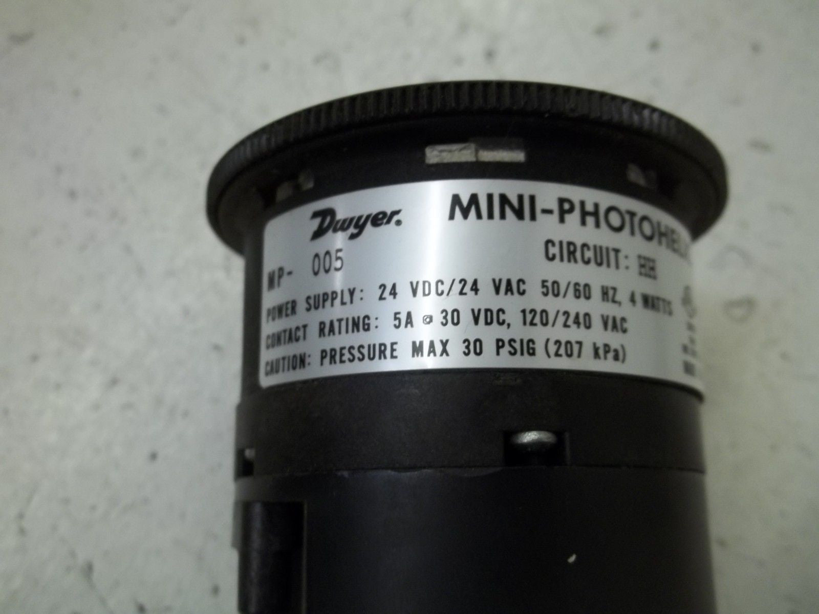 DWYER MP-005 MINI-PHOTOHEAD *NEW NO BOX*