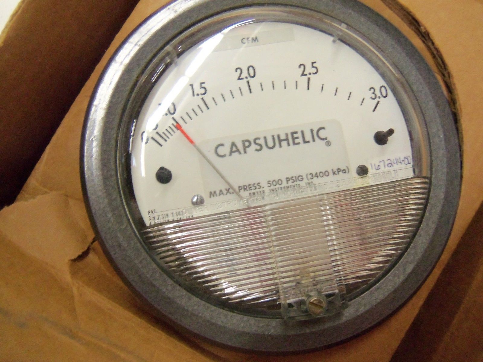 DWYER PRESSURE GAGE 167244-00 *NEW IN BOX*
