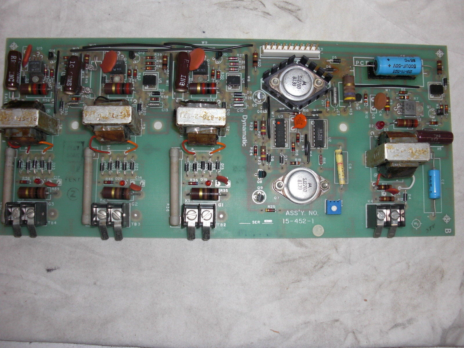 DYNAMATIC 15-452-1 GATE DRIVER BOARD *USED*