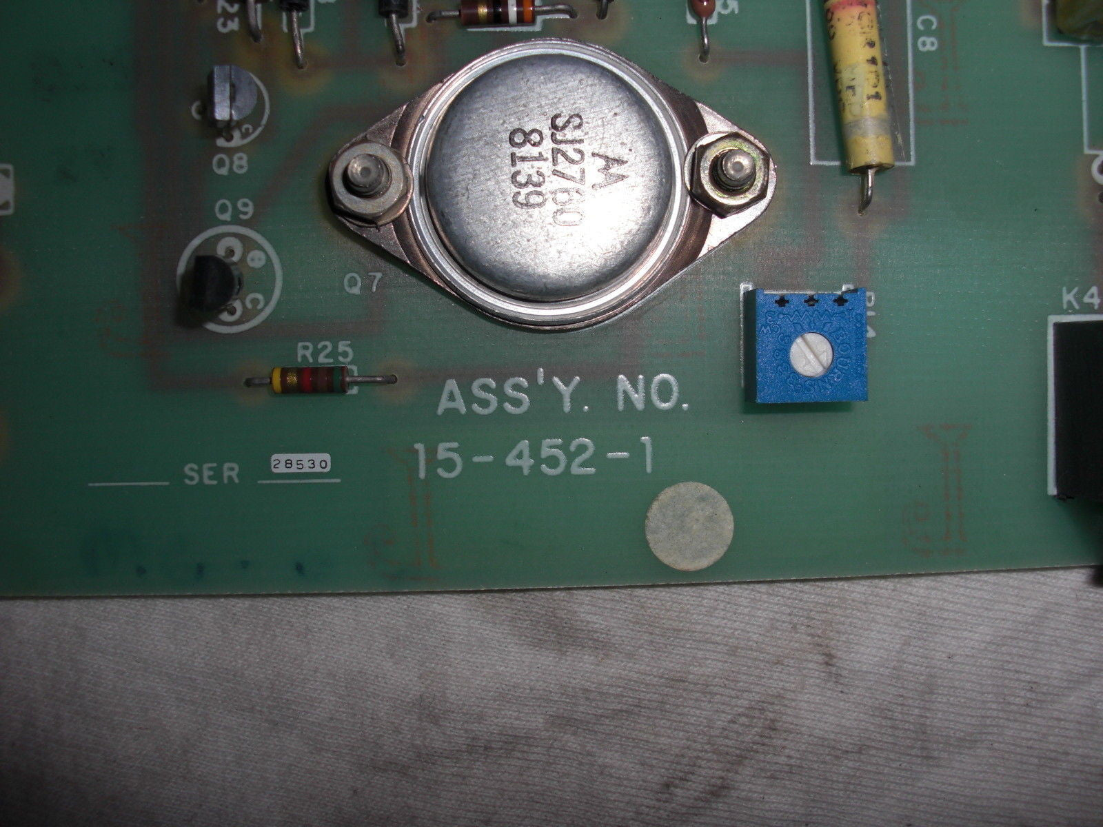 DYNAMATIC 15-452-1 GATE DRIVER BOARD *USED*