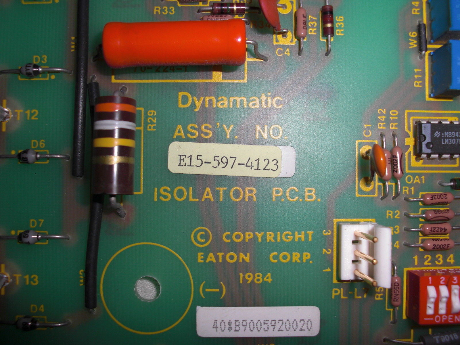 DYNAMATIC 15-597-4123 *USED*
