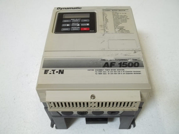 DYNAMATIC AF-150202-0480 ADJUSTABLE FREQUENCY AC DRIVE *USED*