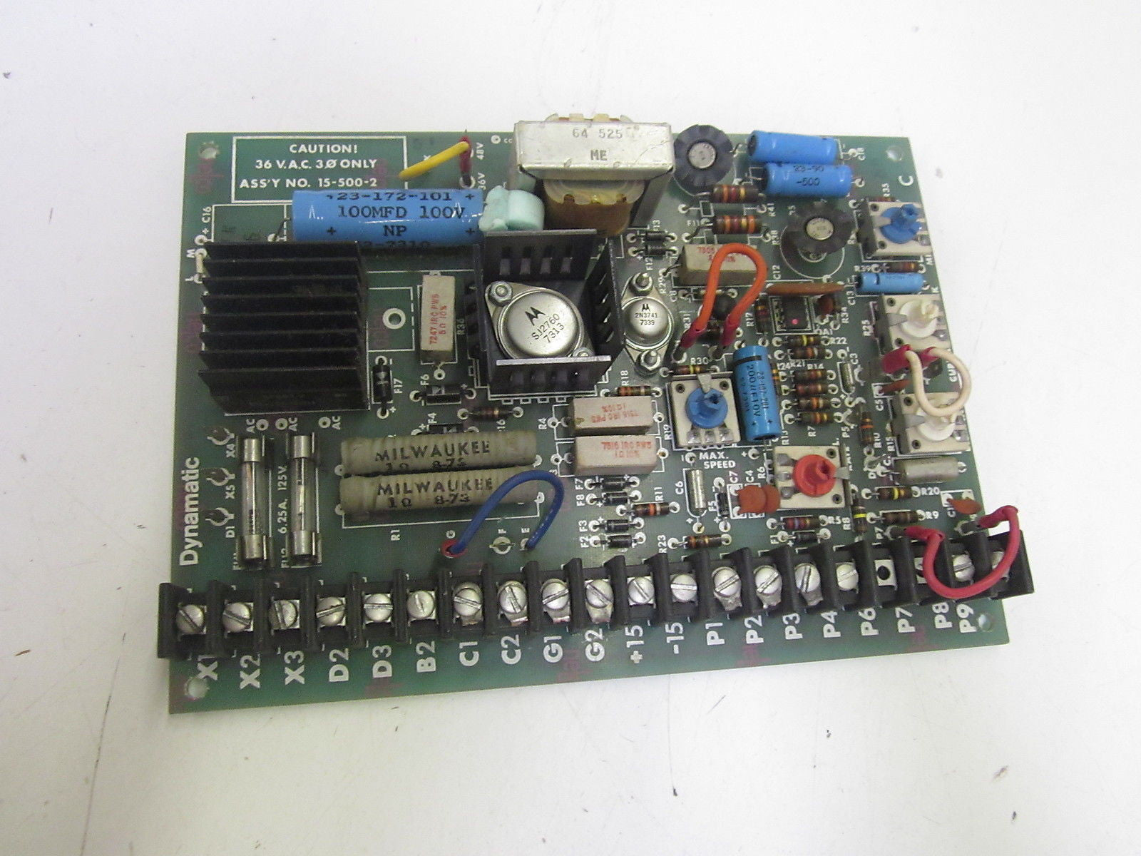 DYNAMATIC 15-500-2 PC BOARD *USED*