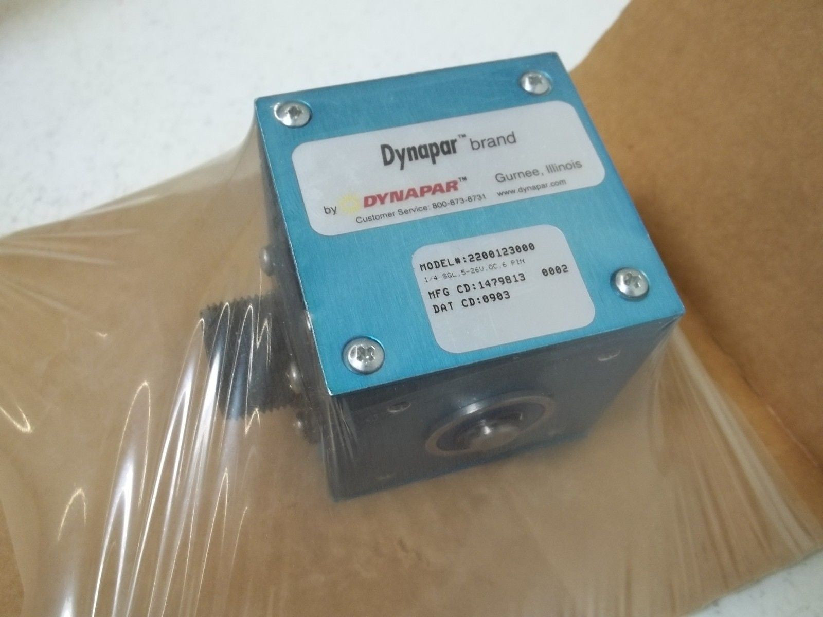 DYNAPAR 2200123000 1/4SGL,5-26V,OC,6PIN *NEW IN BOX*