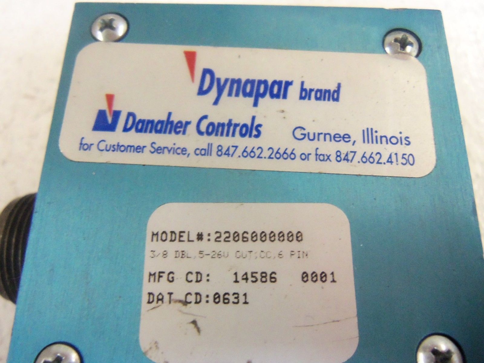 DYNAPAR 2206000000 MOTOR *USED*