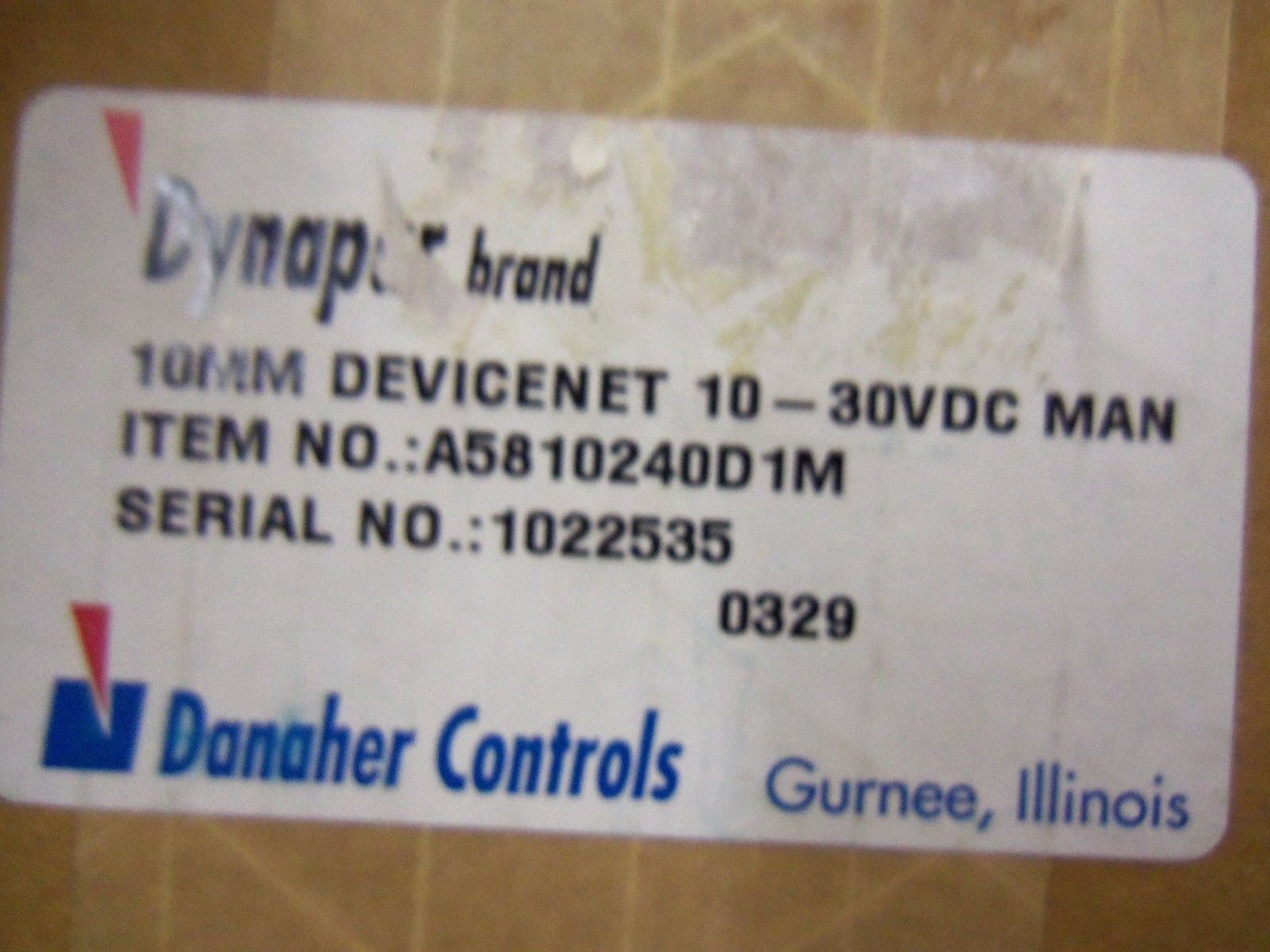 DYNAPAR A5810240D1M *NEW IN BOX*