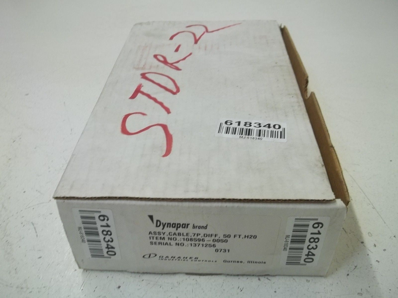 DYNAPAR CONTROLS 108596-0050 ASSY, CABLE 50FT. *NEW IN BOX*