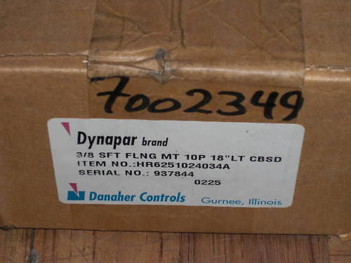 DYNAPAR HR6251024034A ENCODER *FACTORY SEALED*
