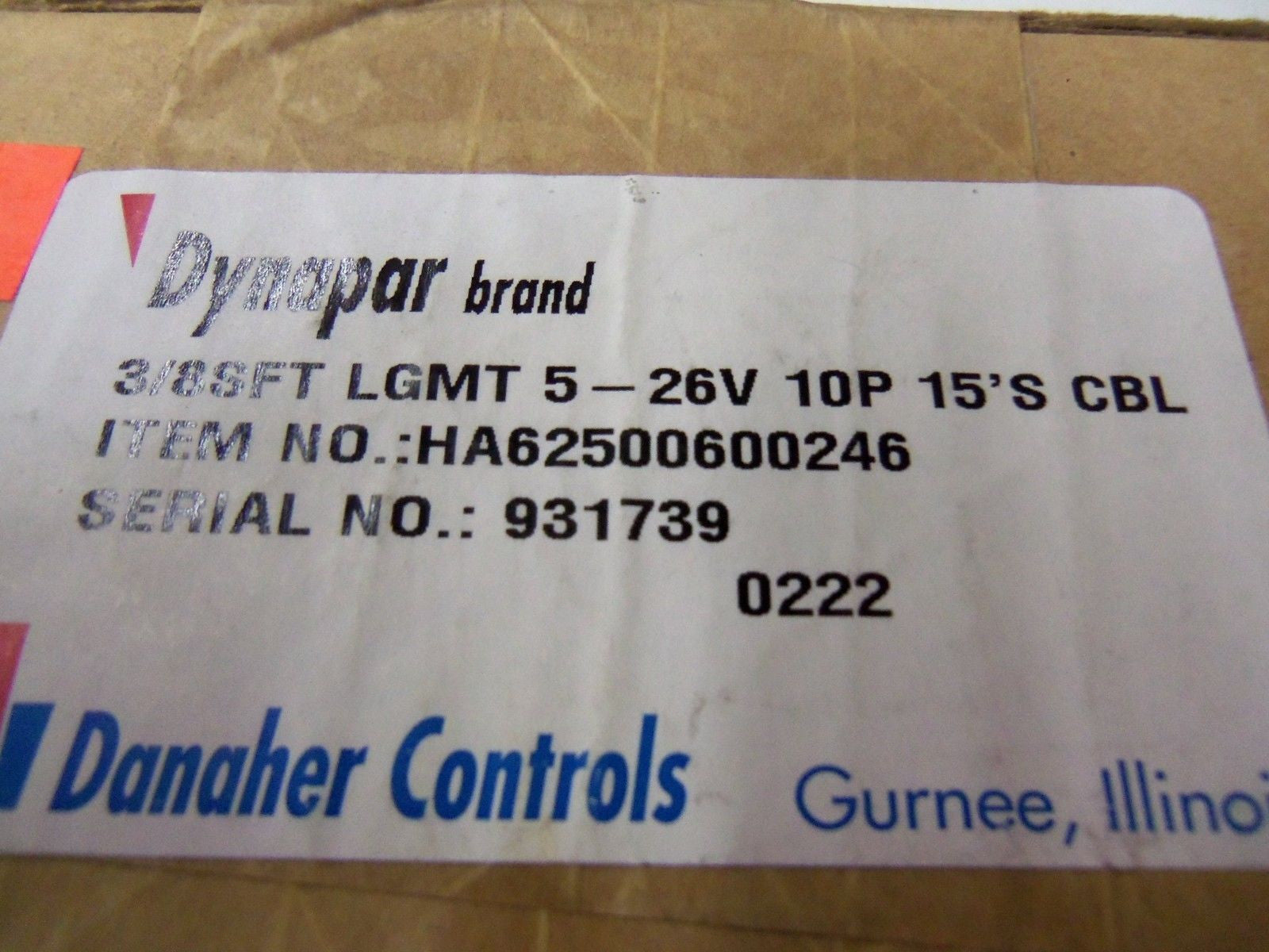 DYNAPAR  HA62500600246 *FACTORY SEALED*