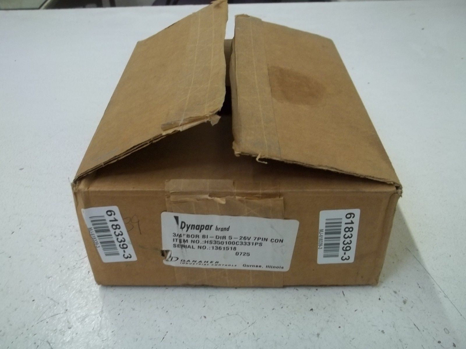 DYNAPAR HS350100C3331PS 3/4" BOR BI-DIR5-24V 7PIN CON *NEW IN BOX*