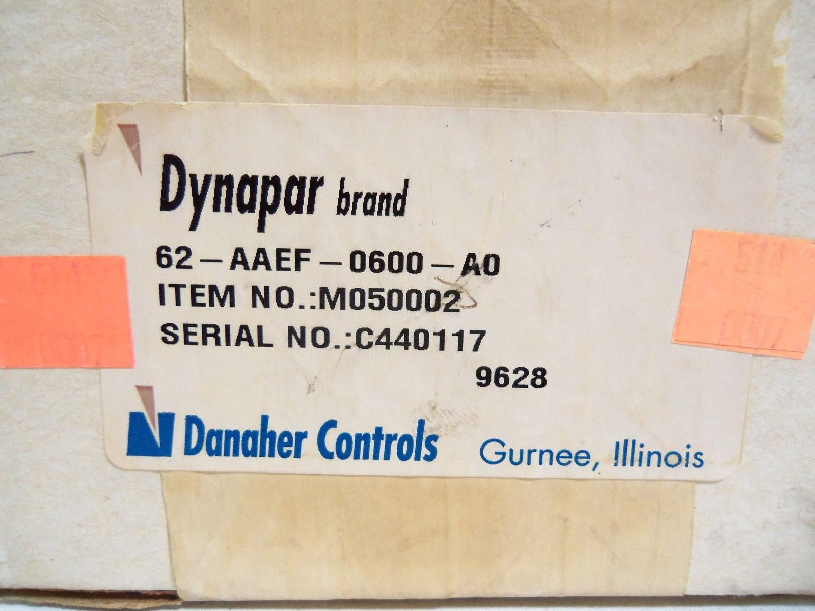 DYNAPAR M050002 ENCODER  62-AAEF-0600-A0 *NEW IN BOX*