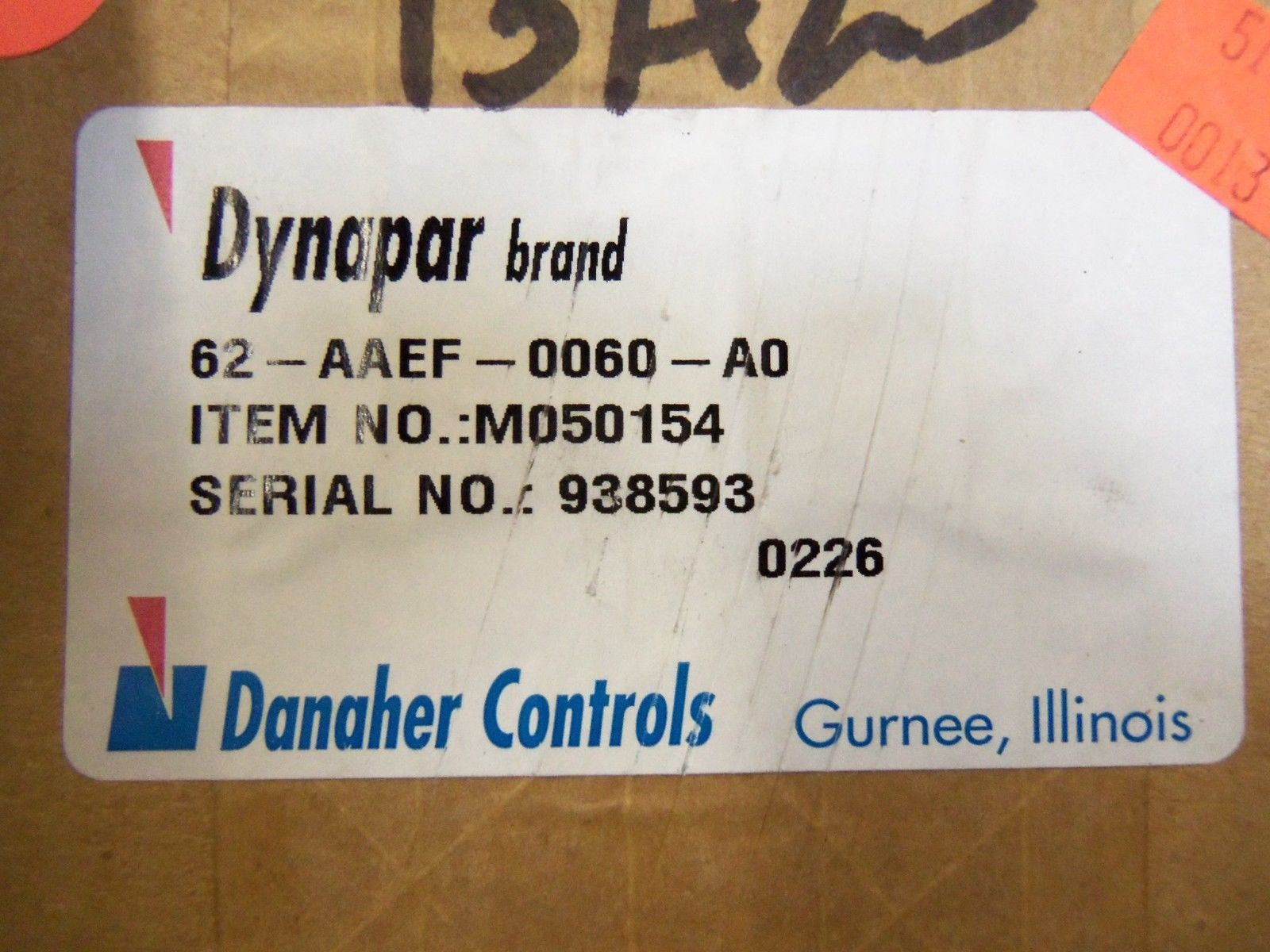 DYNAPAR M050154 *NEW IN BOX*