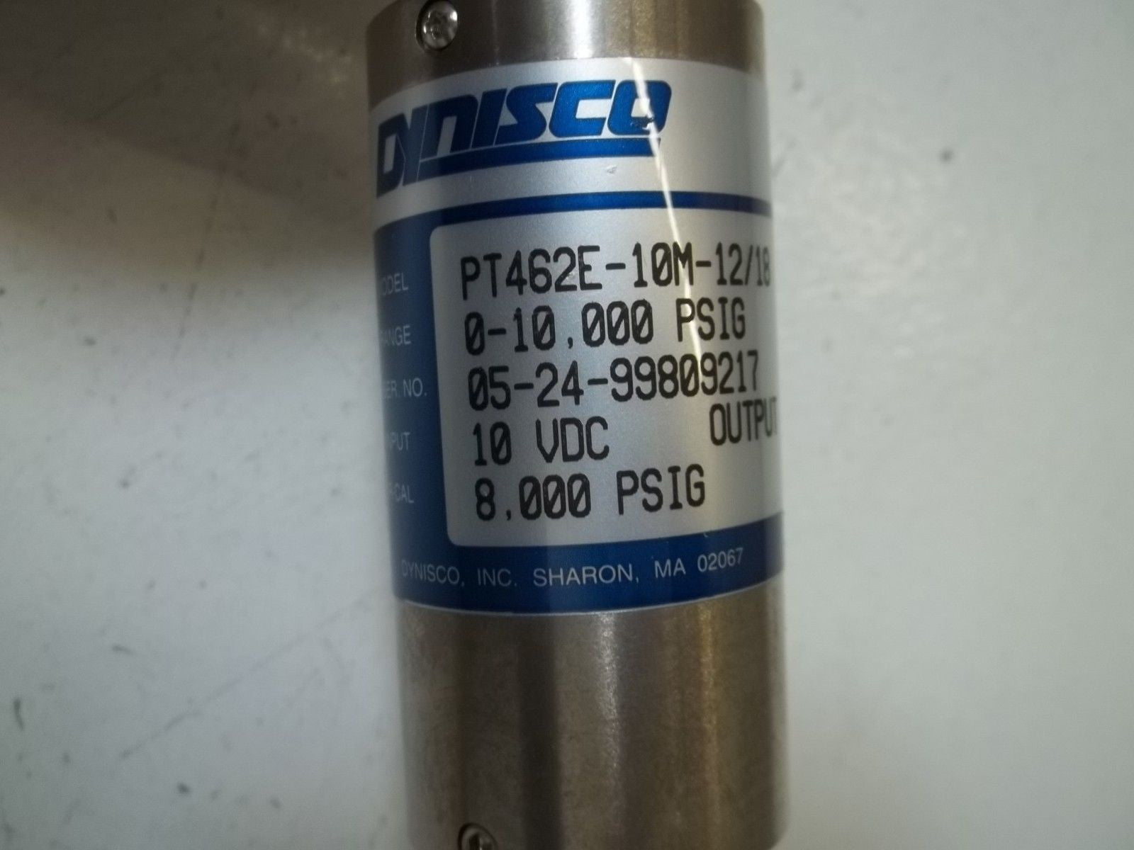 DYNISCO PT462E-10M-12/18 FLEXIBLE STEM MELT PRESSURE TRANSDUCER *NEW IN BOX*