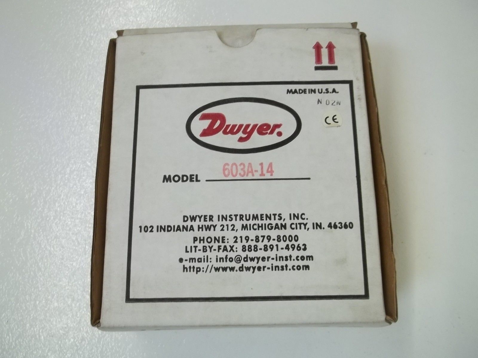 DWYER 603A-14 PRESSURE TRANSMITTER *NEW IN BOX*