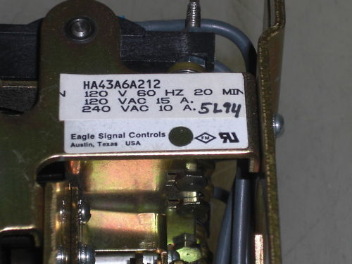 EAGLE SIGNAL HA43A6A212 ELECTRIC RESET TIMER *NEW NO BOX*