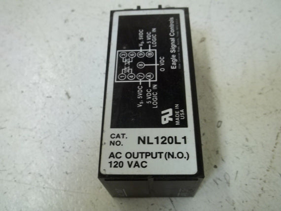 EAGLE SIGNAL NL120L1 AC OUTPUT 120VAC *USED*