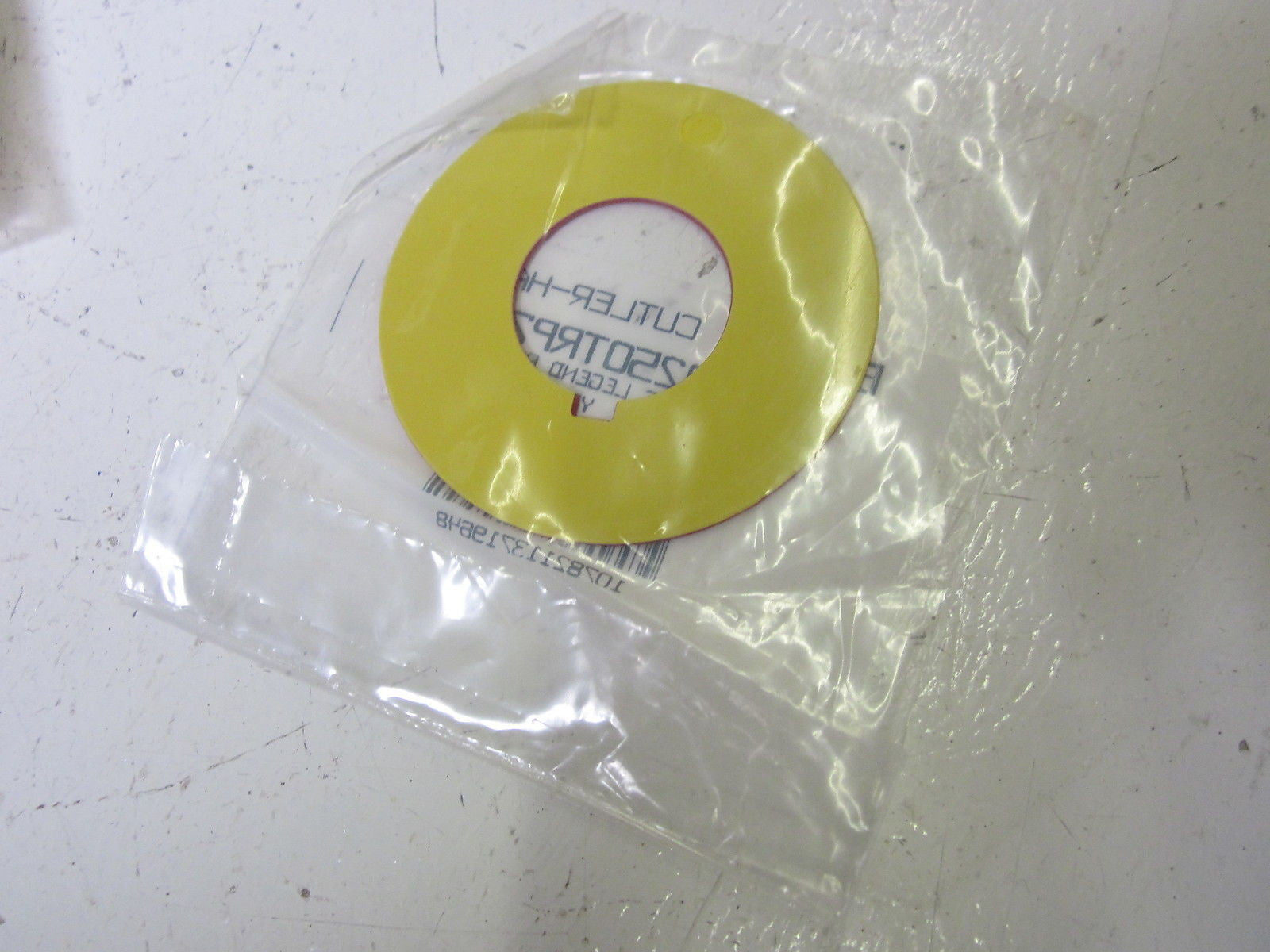 EATON 10250TRP76 PLASTIC LEGEND PLATE 70MM YELLOW *NEW IN A FACTORY BAG*