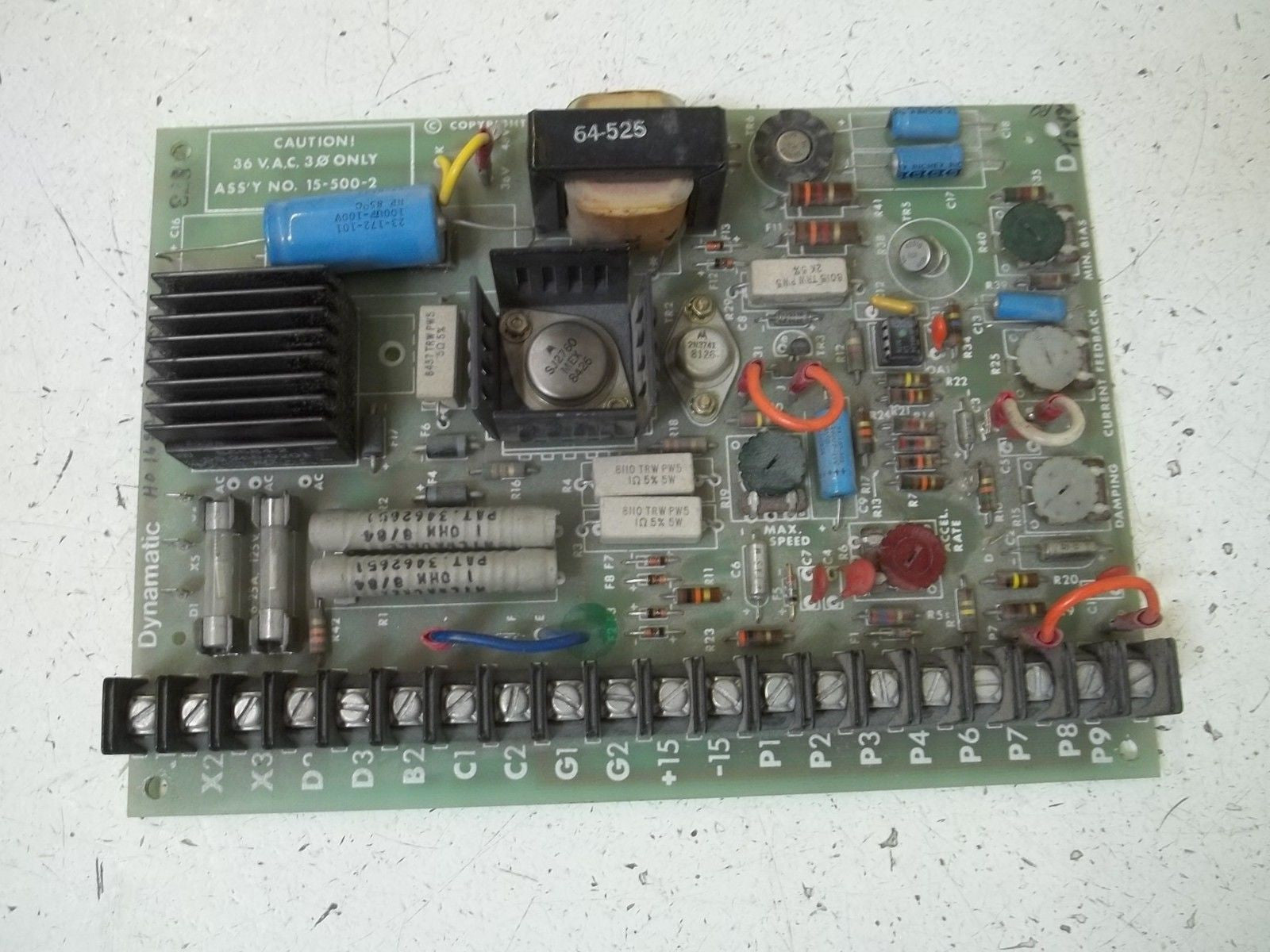 EATON 15-500-2 CIRCUIT BOARD ASSEMBLY *USED*
