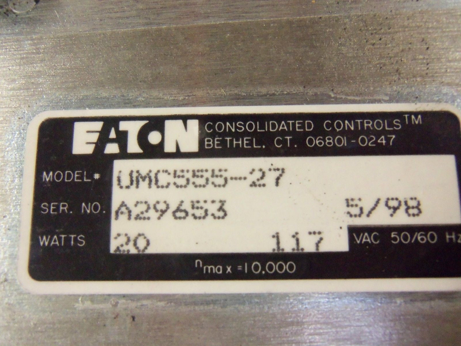 EATON UMC555-27 DIGITAL INDICATOR *USED*