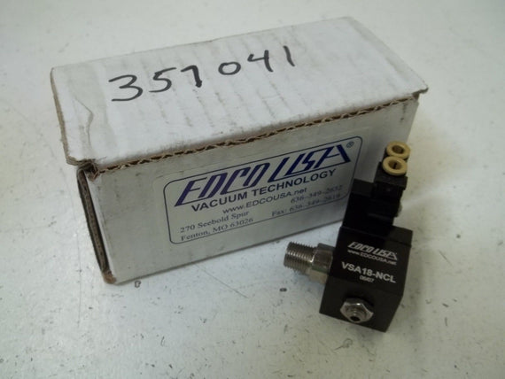 EDCO USA VSA18-NCL VACUUM SWITCH *NEW IN BOX*