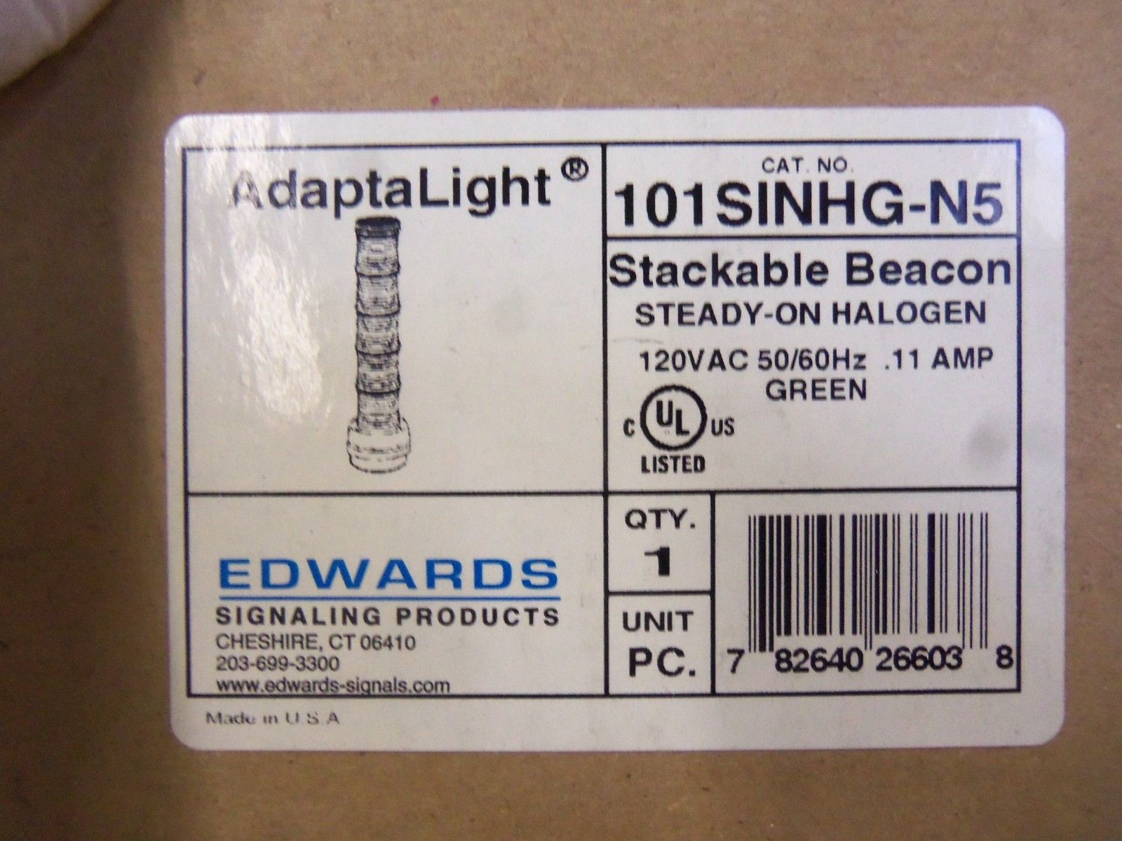 EDWARDS 101SINHG-N5 *NEW IN BOX*