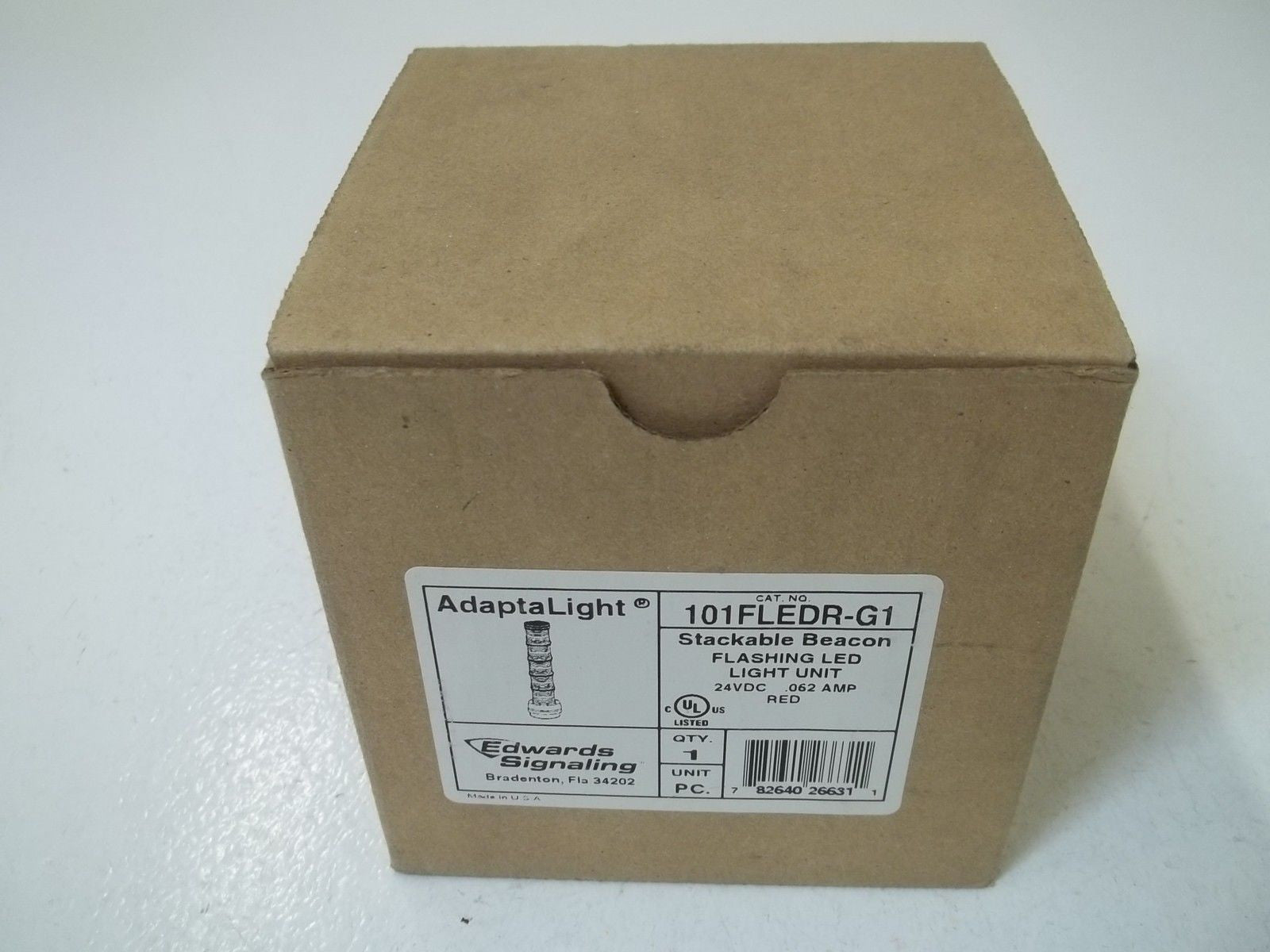 EDWARDS SIGNALING 101FLEDR-G1 STACKABLE BEACON FLASHING UNIT *NEW IN BOX*