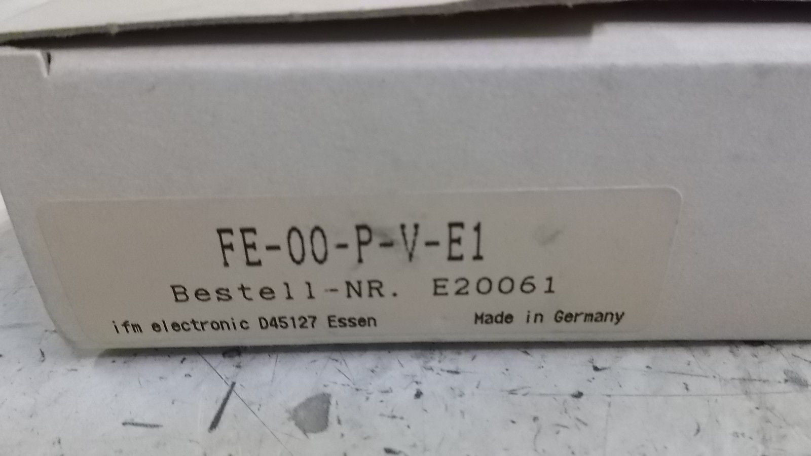 IFM EFECTOR E20061 FIBER OPTIC THROUGH BEAM SENSOR *NEW IN BOX*