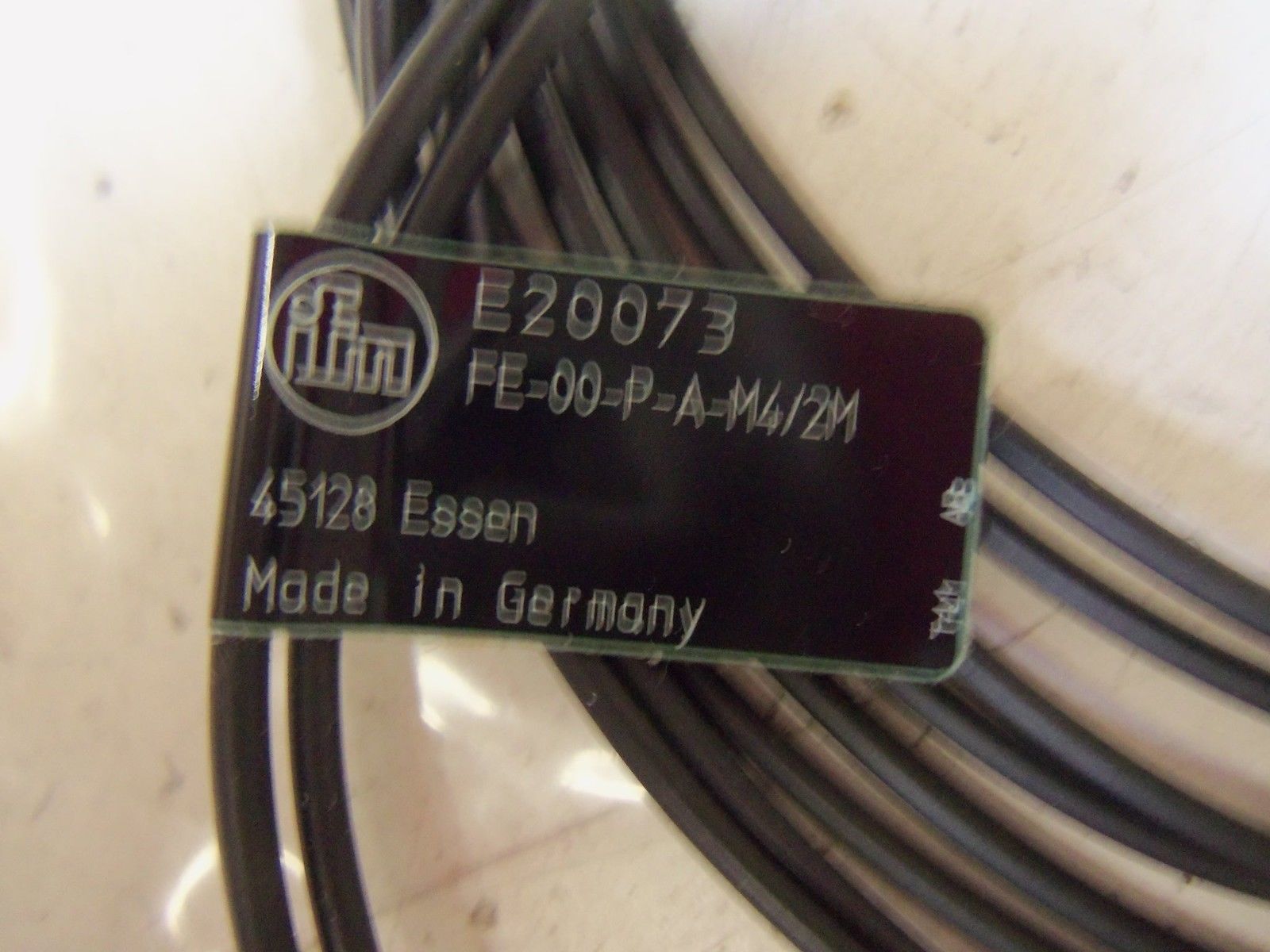 IFM EFECTOR E20073 FIBER OPTIC THROUGH BEAM SENSOR *NEW IN BOX*