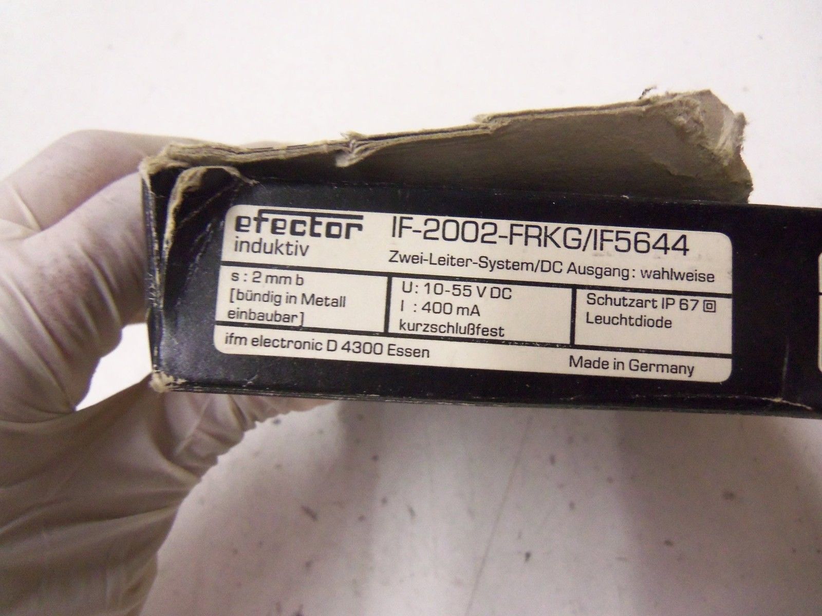IFM EFECTOR IF-2002-FRKG INDUCTIVE PROXIMITY SENSOR *NEW IN BOX*