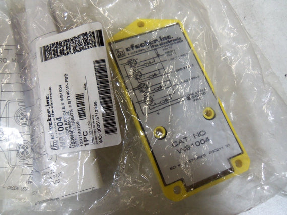 IFM EFECTOR W91004 WIRING BLOCK *NEW IN FACTORY BAG*
