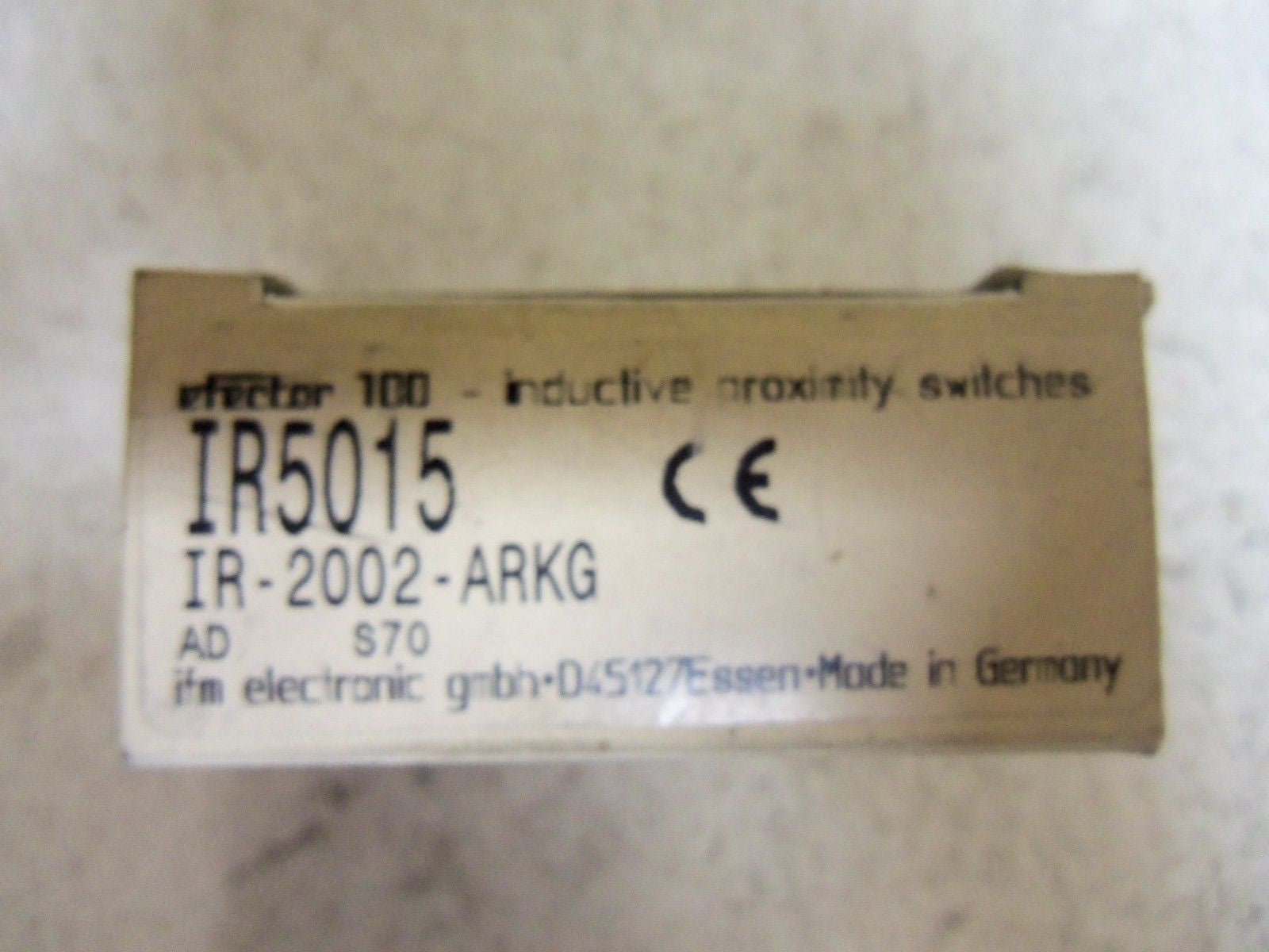IFM EFECTOR IR5015 INDUCTIVE PROXIMITY SENSOR *NEW IN BOX*