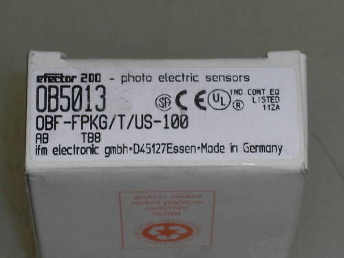 IFM EFECTOR OB5013 FIBER OPTI AMPLIFIER *NEW IN BOX*