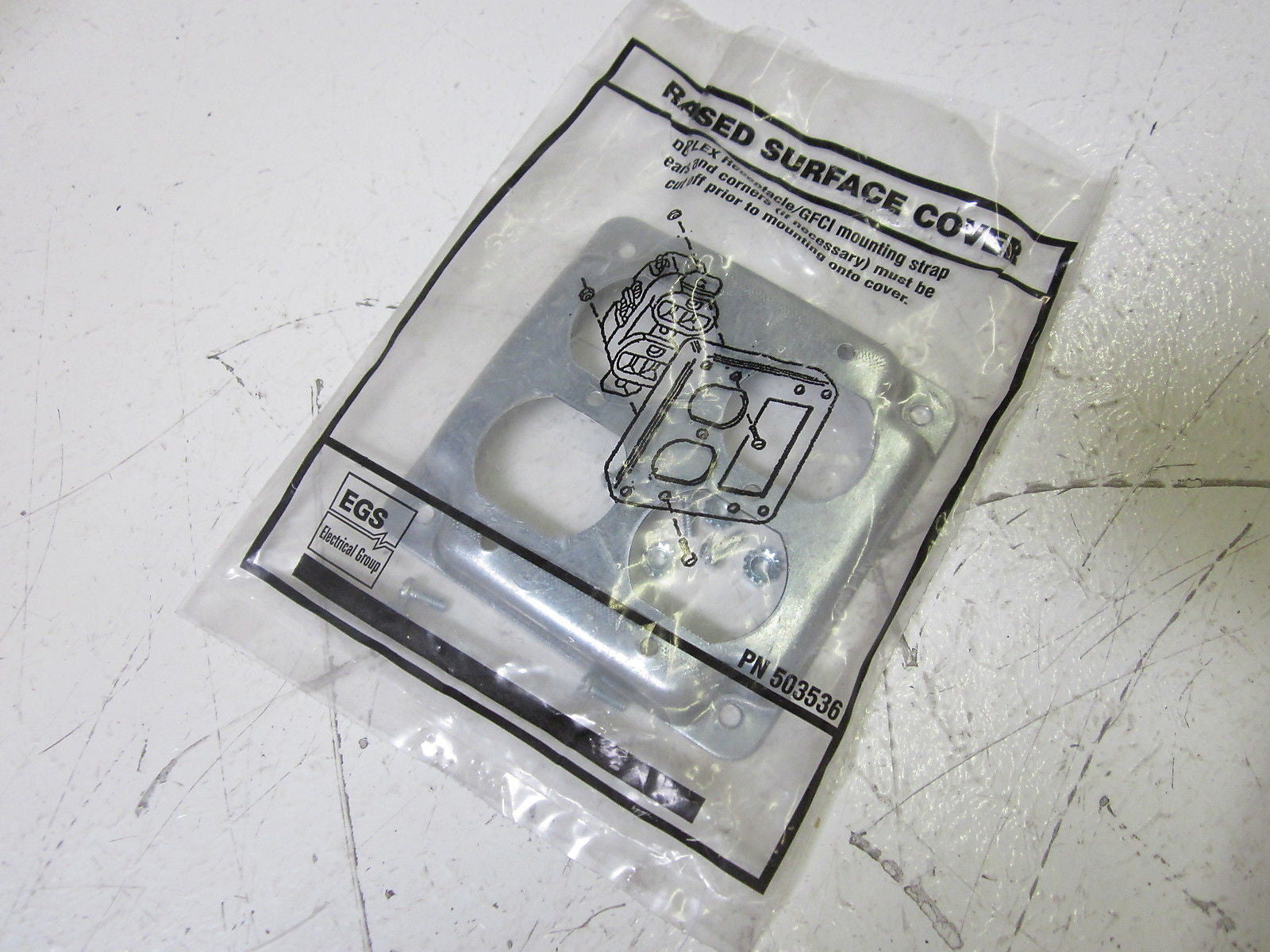 EGS 503536 RAISED SURFACE COVER *NEW IN FACTORY BAG*