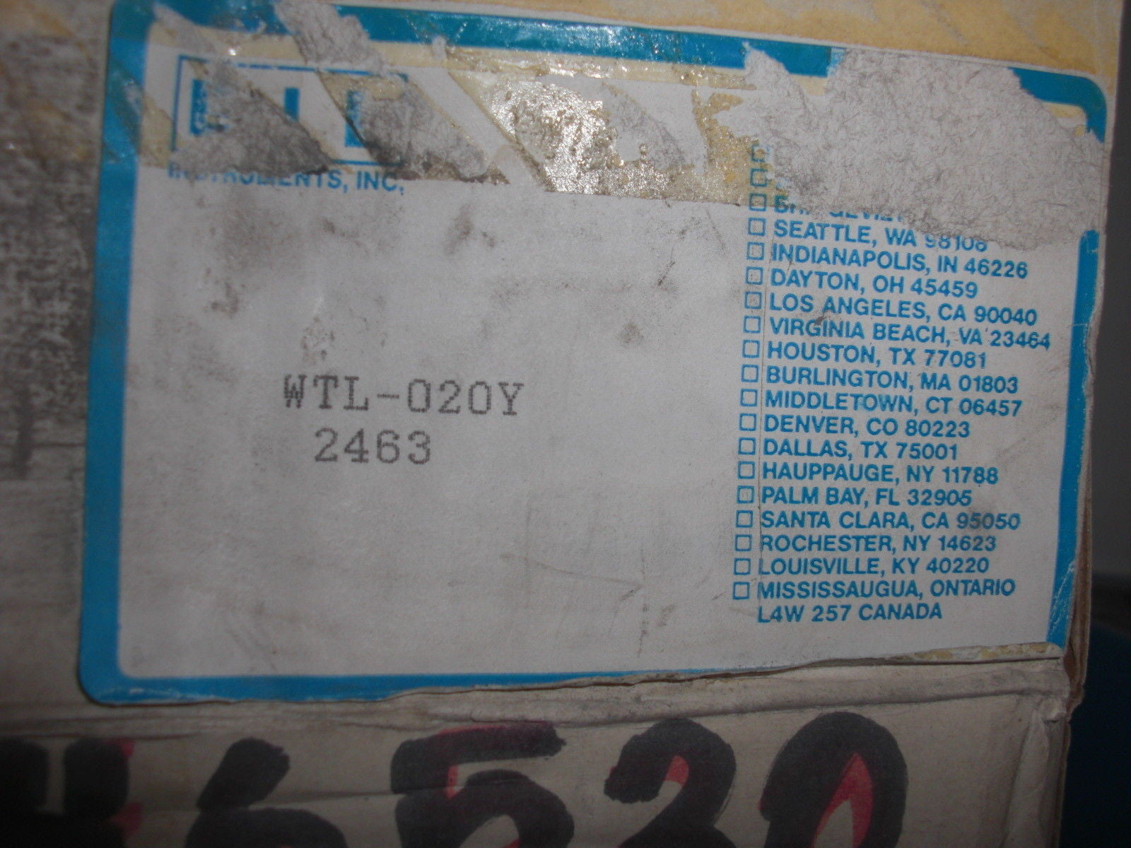 EIL INSTRUMENTS WTL-0Z0Y TRANSDUCER *NEW IN BOX*