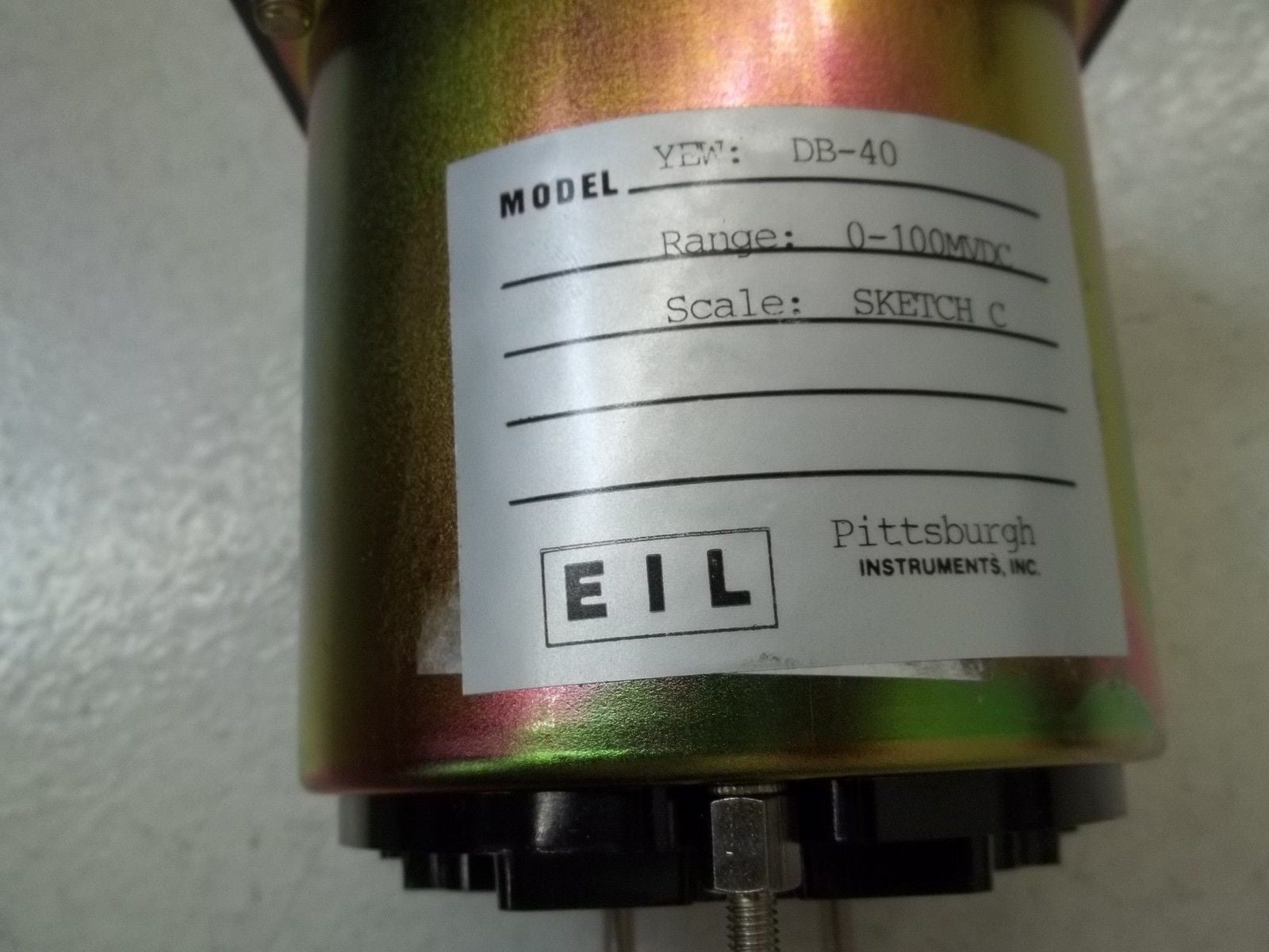 EIL YEW:DB-40 PANEL METER 0-200 *NEW NO BOX*