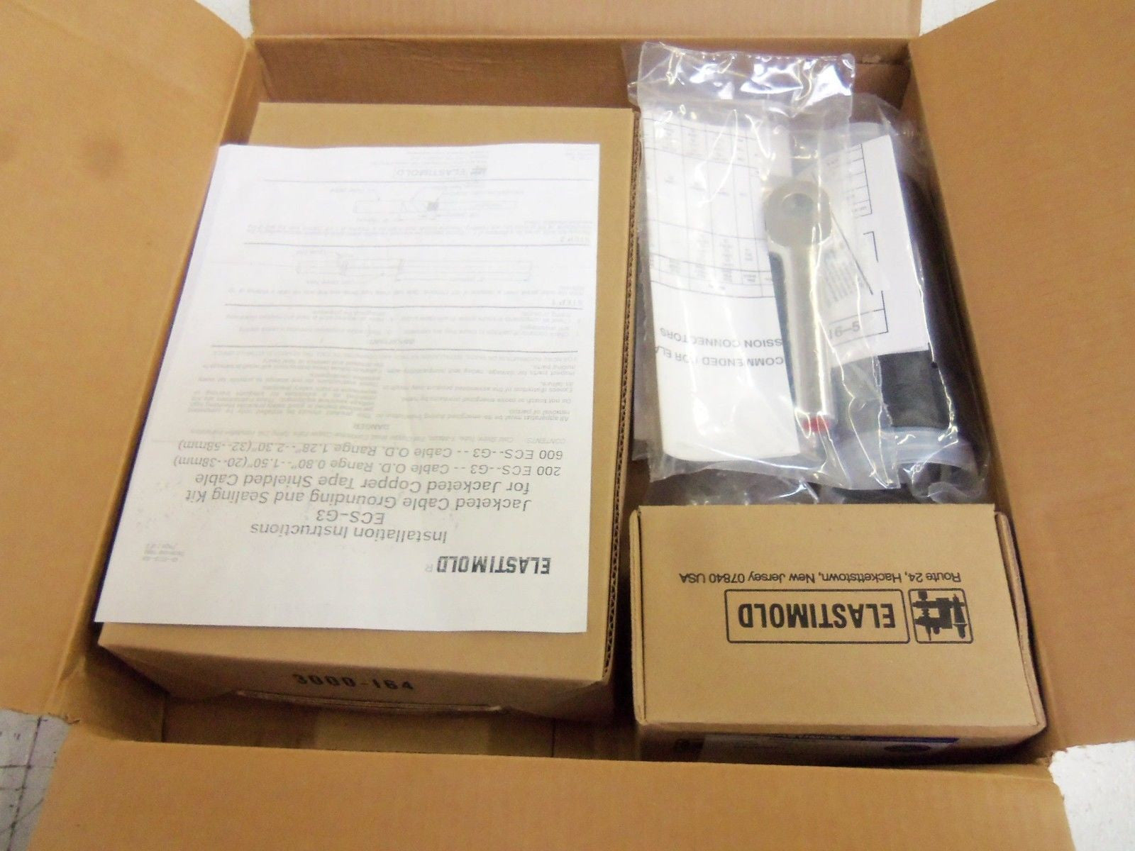 ELASTIMOLD ECS-G3 JACKETED CABLE GROUNDING AND SEALING KIT *NEW IN BOX*