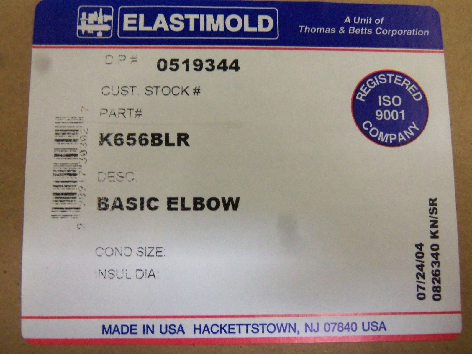 ELASTIMOLD ECS-G3 JACKETED CABLE GROUNDING AND SEALING KIT *NEW IN BOX*