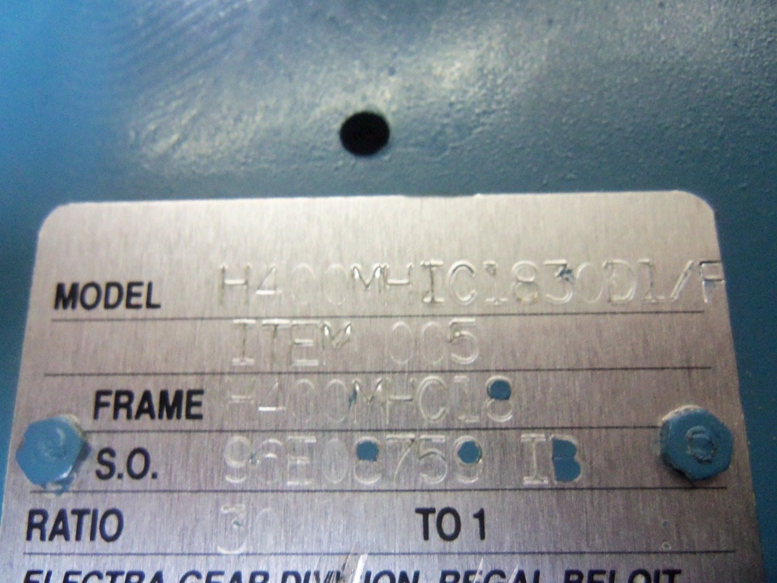 ELECTRA-GEAR H400MHIC1830D1/F *NEW NO BOX*