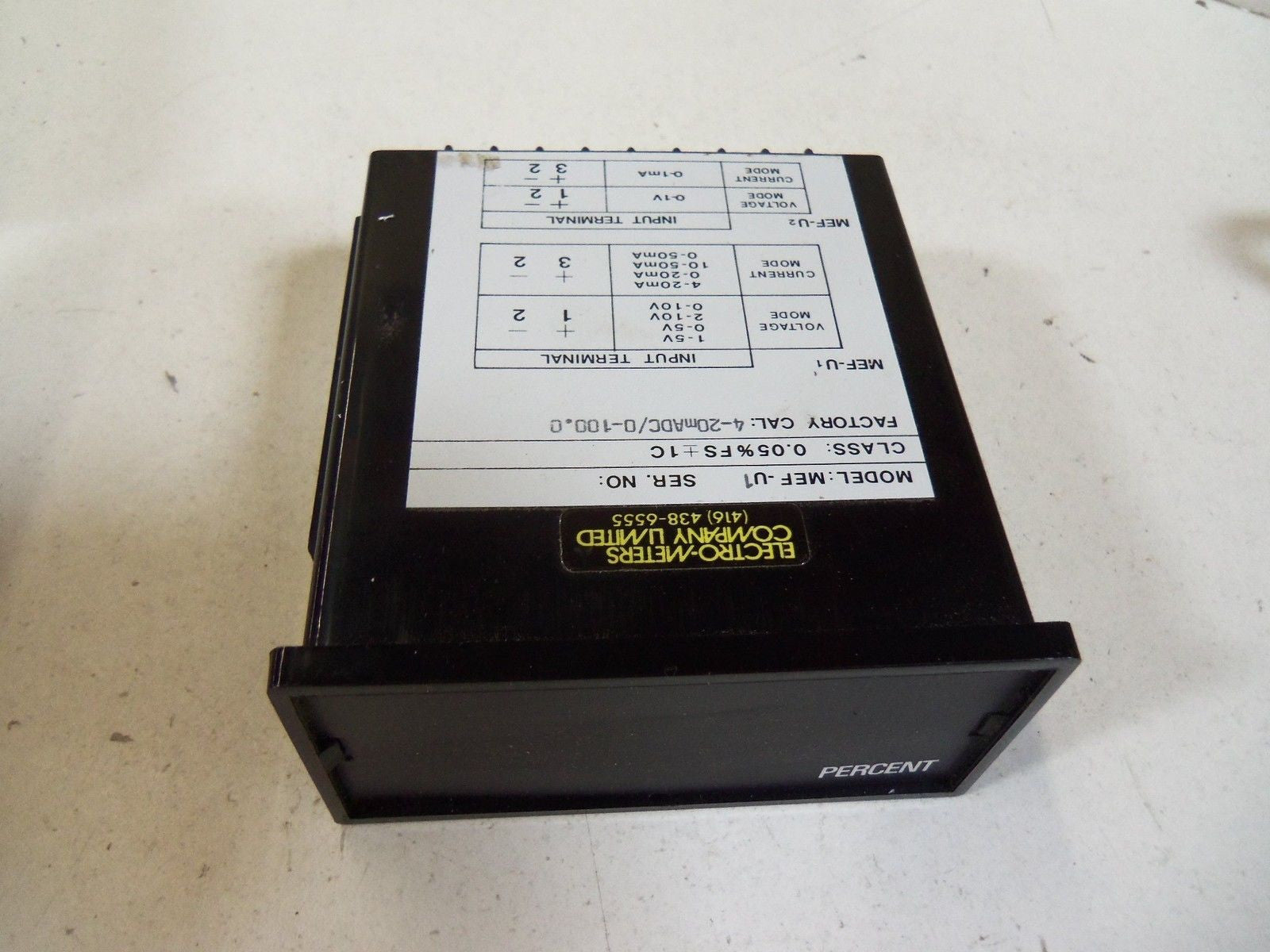 ELECTRO-METERS COMPANY LIMITED MEF-U1 *NEW IN BOX*