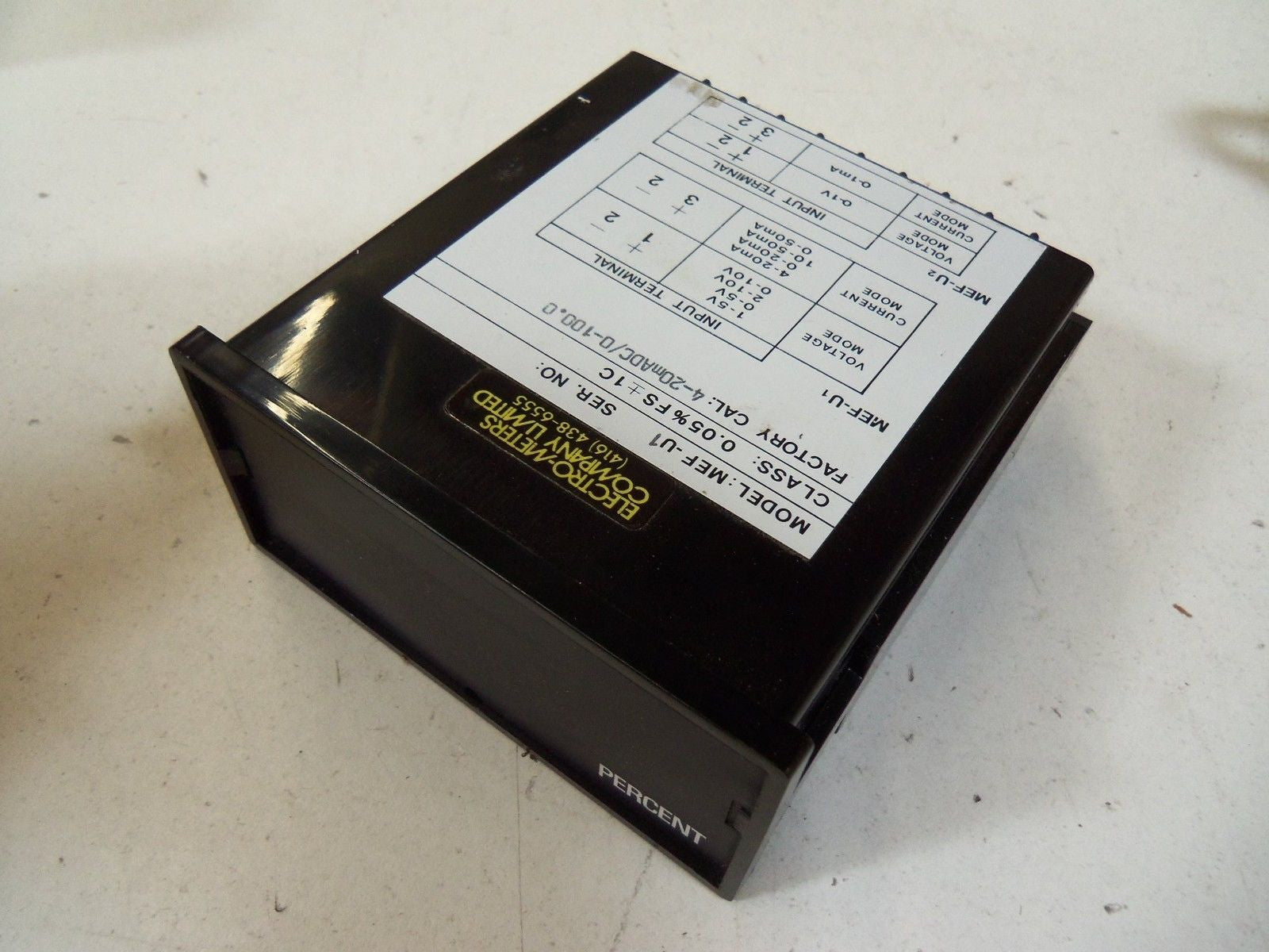 ELECTRO-METERS COMPANY LIMITED MEF-U1 *NEW IN BOX*