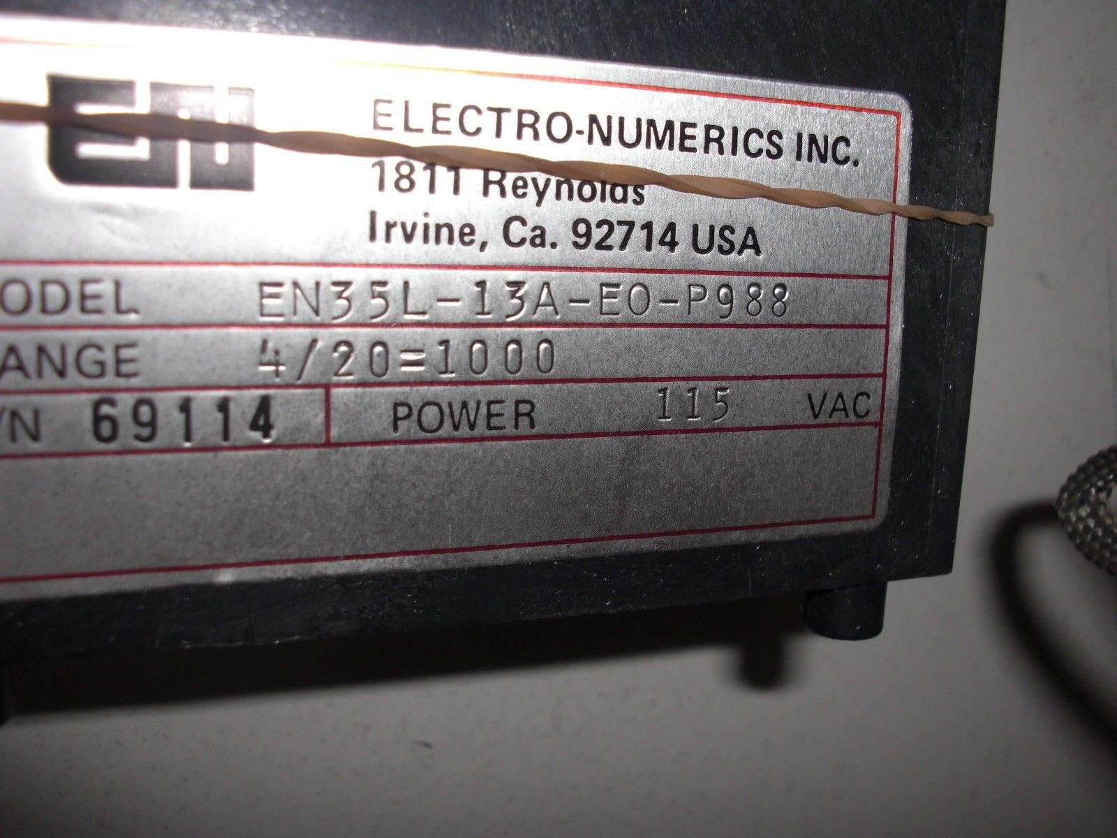 ELECTRO-NUMERICS EN35L-13A-E0-P988 METER PANEL DIGITAL MODULAR*NEW NO BOX*