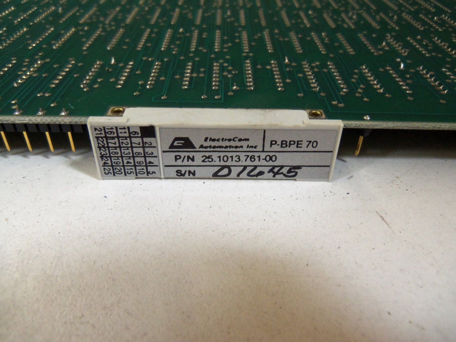 ELECTROCOM AUTOMATION INC. 25.1013.761-00 *NEW IN BOX*
