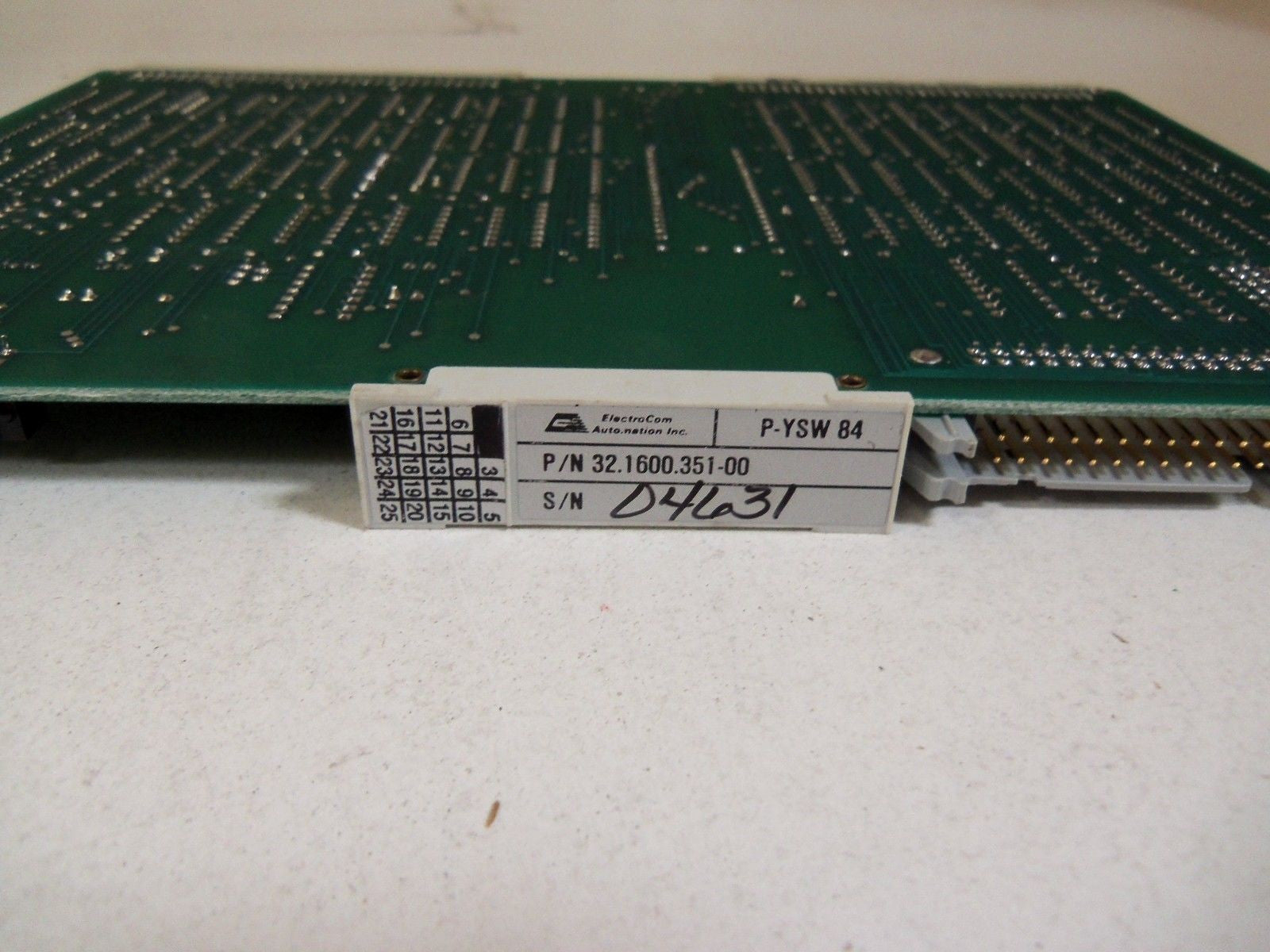 ELECTROCOM AUTOMATION INC. 32.1600.351.00 *NEW IN BOX*