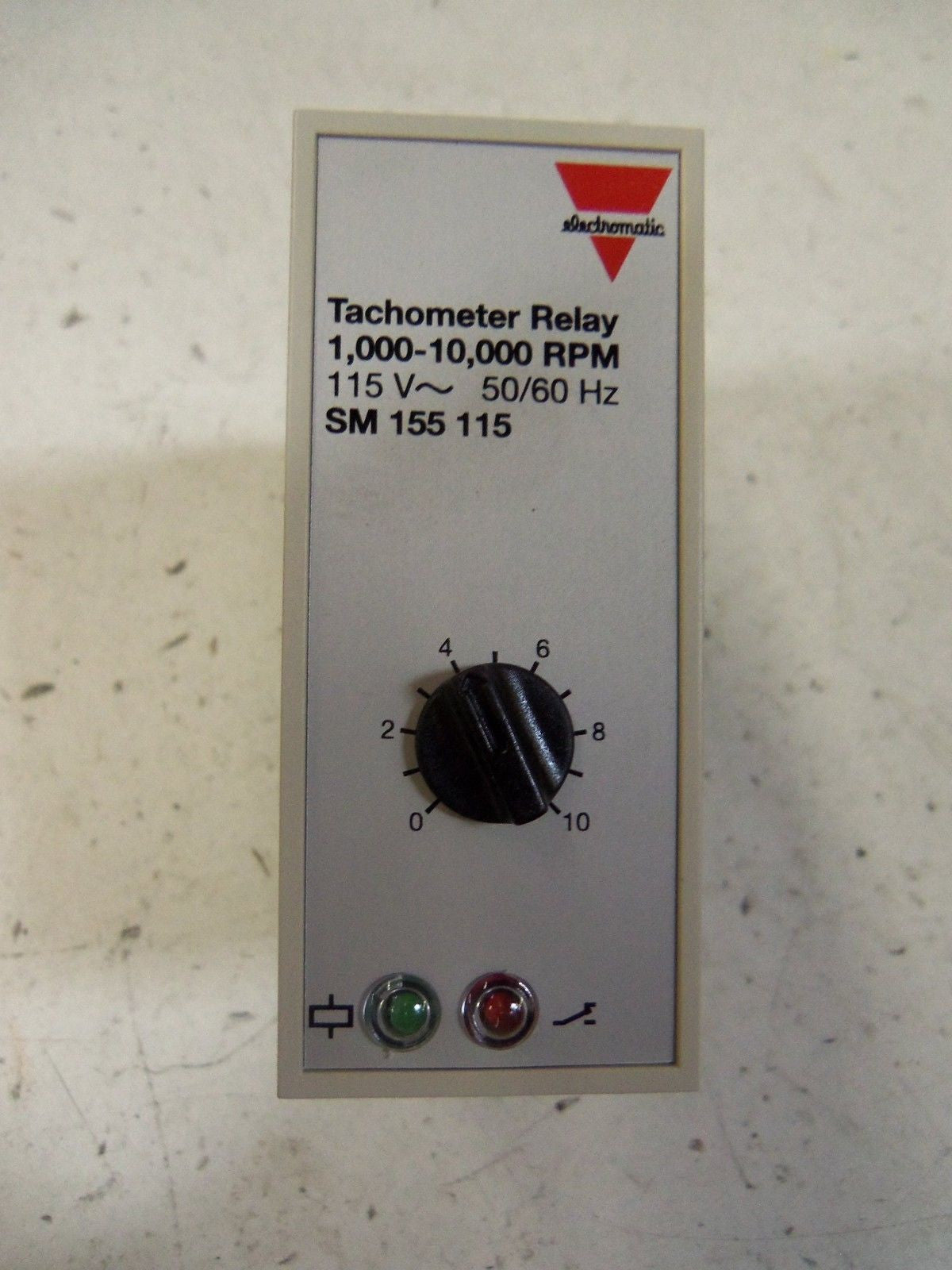 ELECTROMATIC CARLO GAVAZZI SM 155 115 TACHOMETER RELAY *NEW NO BOX*