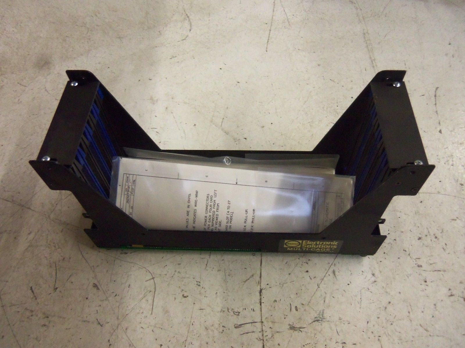 ELECTRONIC SOLUTIONS SBC-607 PC BOARD CHASSIS 7SLOT *USED*