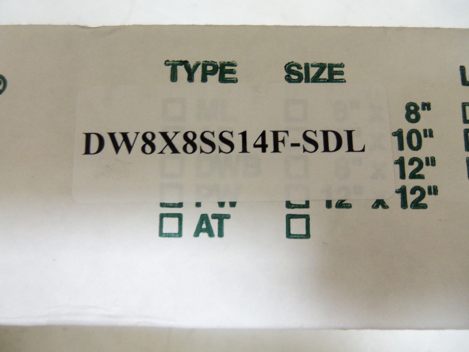ELMDOR DW8X8SS14F-SDL *NEW IN BOX*
