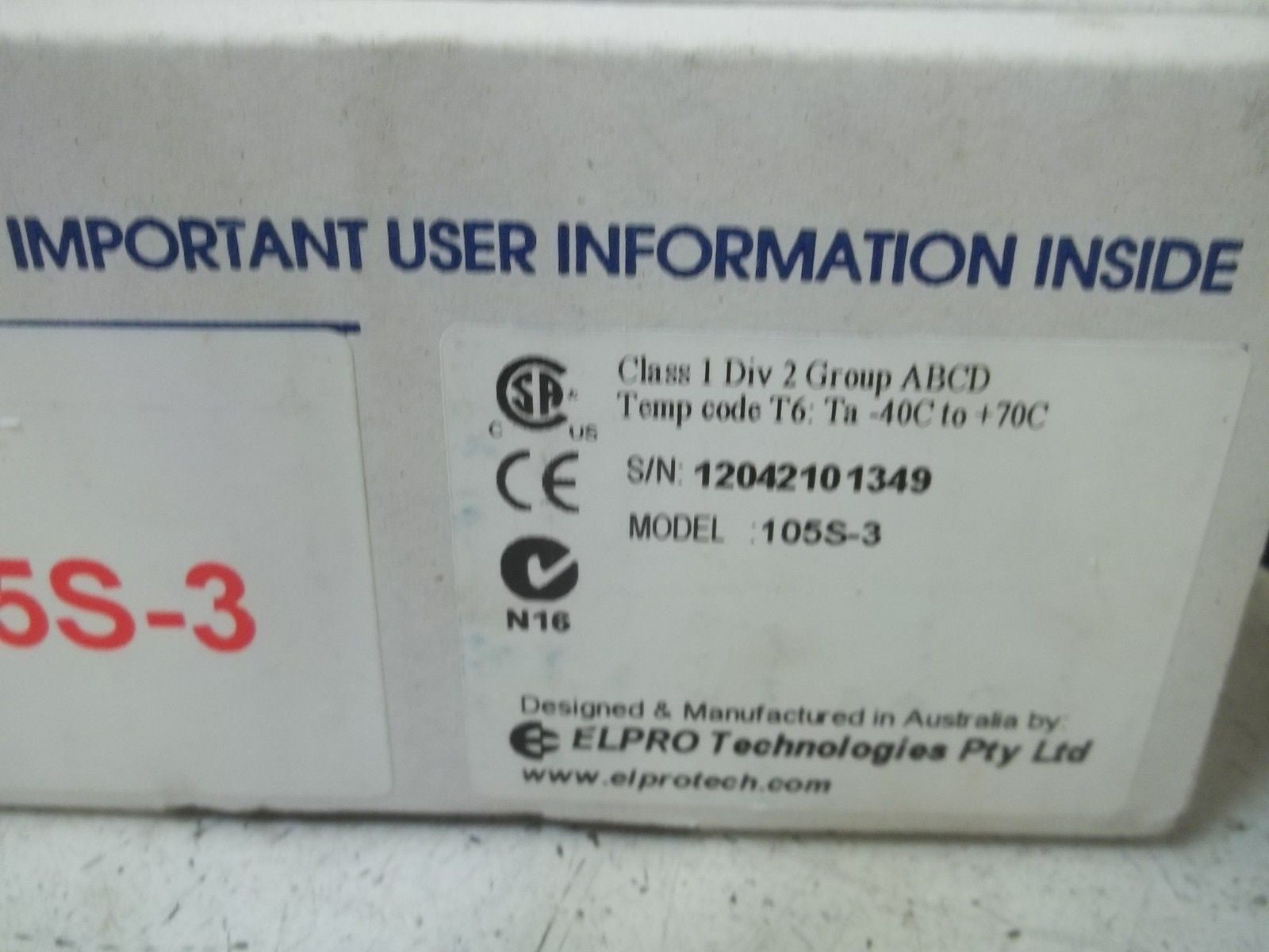ELPRO 105S-3 SERIAL TELEMETRY MODULE *NEW IN BOX*