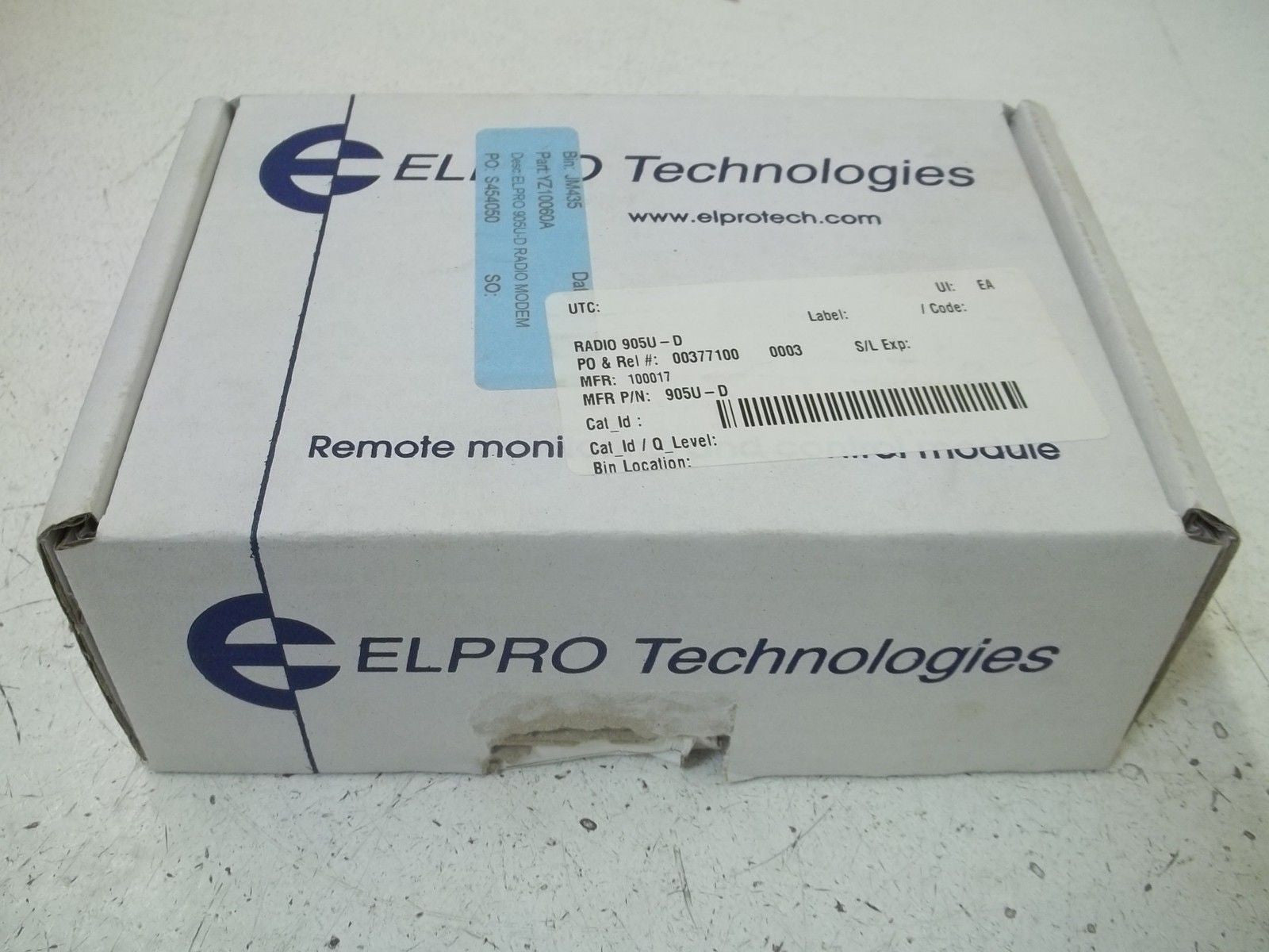 ELPRO 905U-D WIRELESS RADIO MODEM 10-30VD *USED*