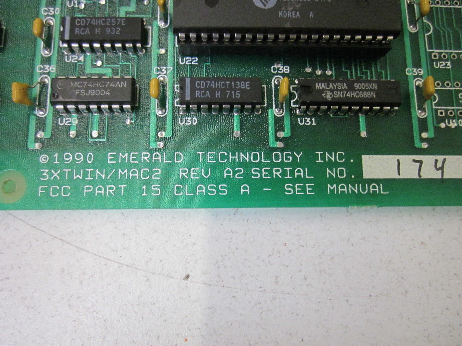 EMERALD TECHNOLOGY INC. 3XTWIN/MAC2 *USED*